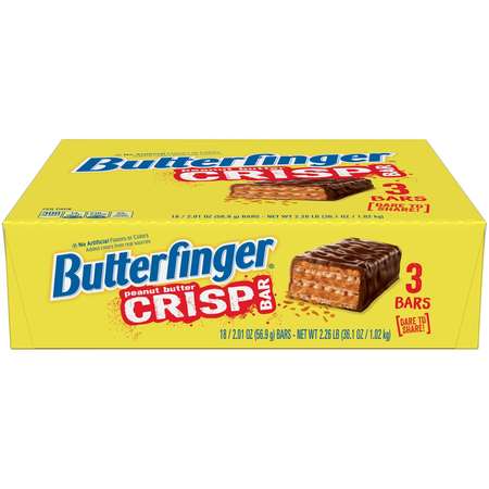 NESTLE Butterfinger Crisp Share Pack 2.01 oz., PK144 00099900100743U